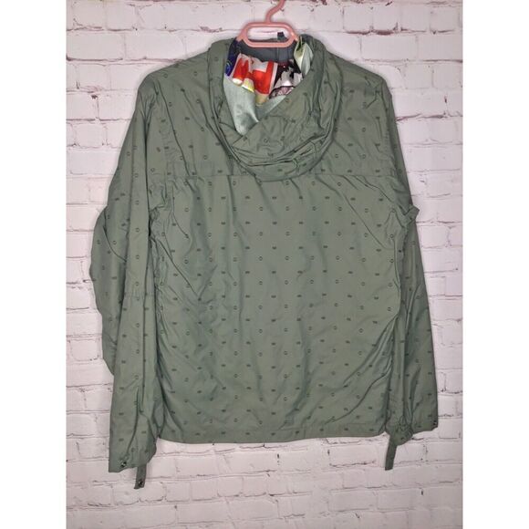 686 Womens Size‎ Small  Full Zip   Jacket Windbreaker Raincoat Olive Green - Picture 6 of 11